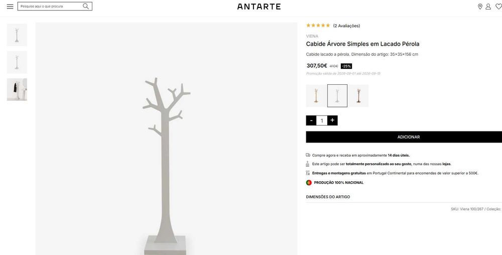 Cabide marca Antarte ver anúncio