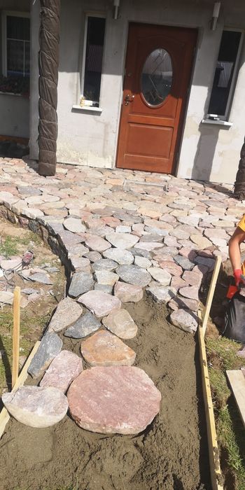 Kamień łupany elewacja, podjazd,dostępny" od ręki "