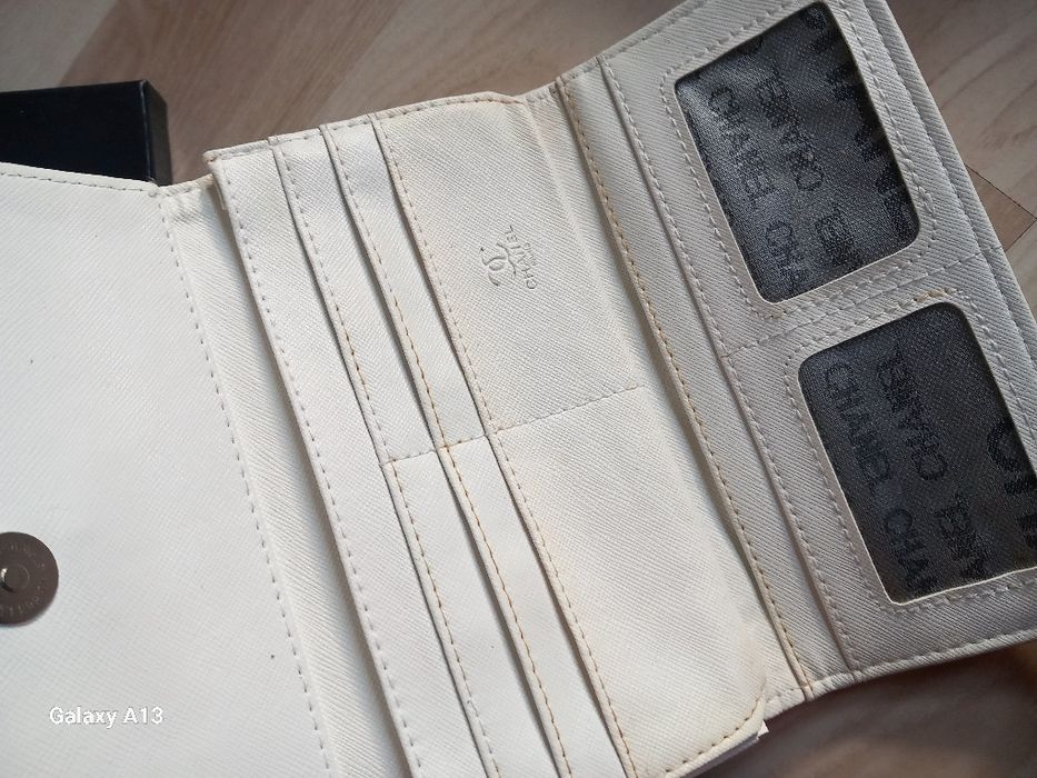 Chanel piękny duży portfel