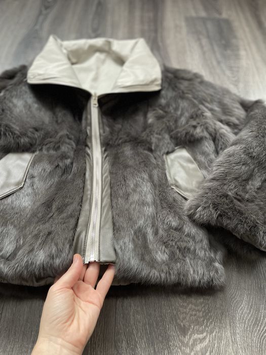 Двухстороння парка, шубка 2в1