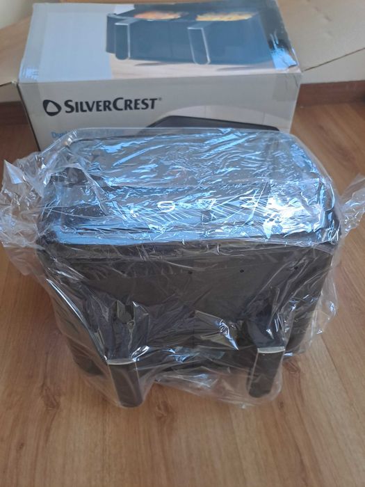 Air Fryer SilverCrest Dual Basket 8,7L – Nova e Selada