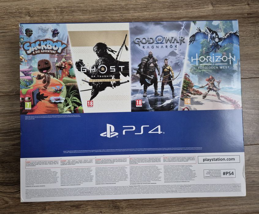Konsola Sony PlayStation 4 Slim 500GB - jak NOWA + GRA