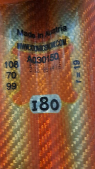 Narty Atomic beta rider 11 20 r. 180 wiązania atomic  austria