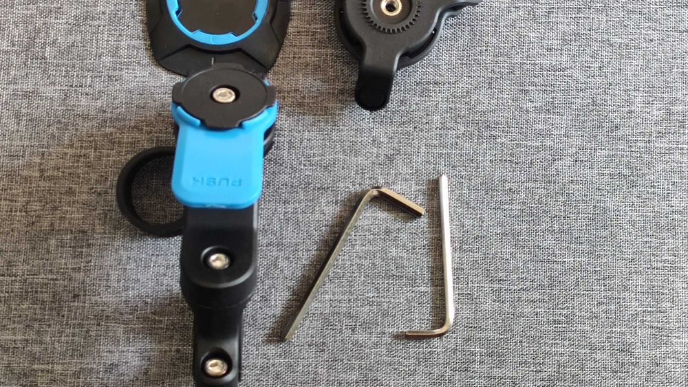 Uchwyt telefonu kierownicę roweru motocykla tłumik drgań jak Quad Lock