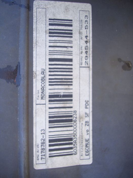 zderzak przód 4xpdc spryski bmw e60 e61 03-10