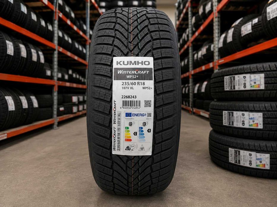 Резина нова зима 235 60 r18 107V XL WINTERCRAFT WP52+ KUMHO колеса шини зимові нове