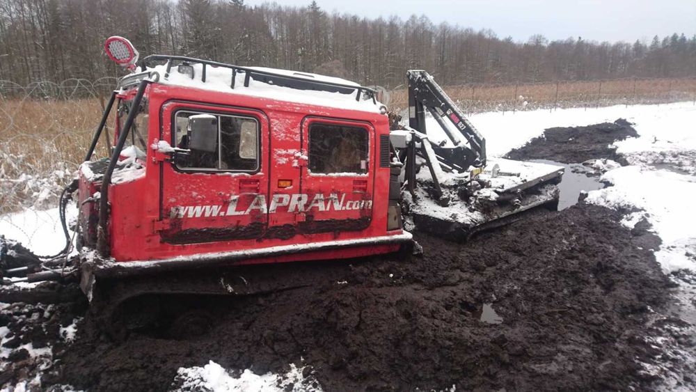 Wynajem Terenowe wozidlo Bv206 ratrak hds gąsienice HDS KIPER amfibia