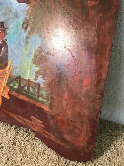 Arte Folk - Placa Pintada à Mão