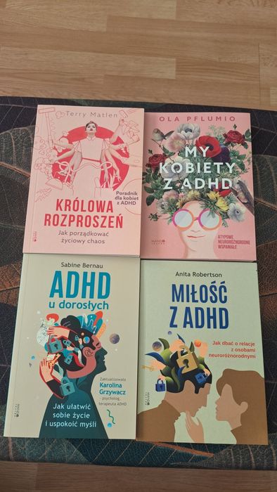 Zestaw książek ADHD i neuroróżnorodność 4 szt.