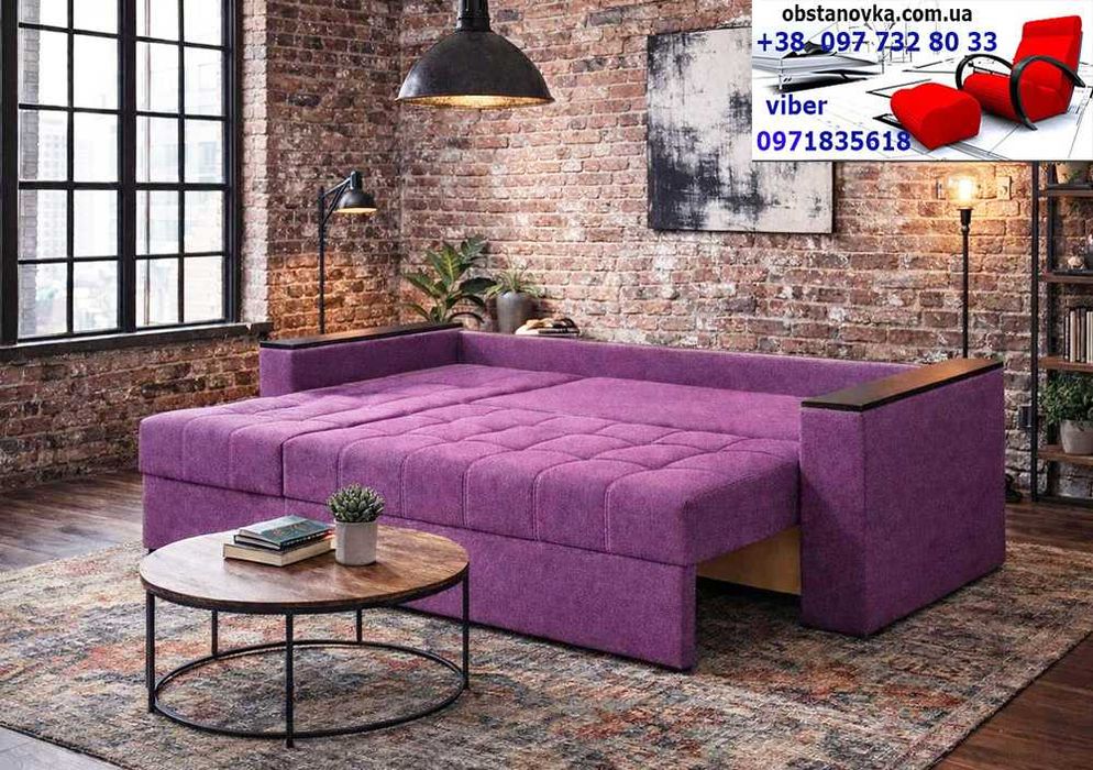 Кутовий посилений диван Комфорт Люкс ніші пружин блок доставка Україна