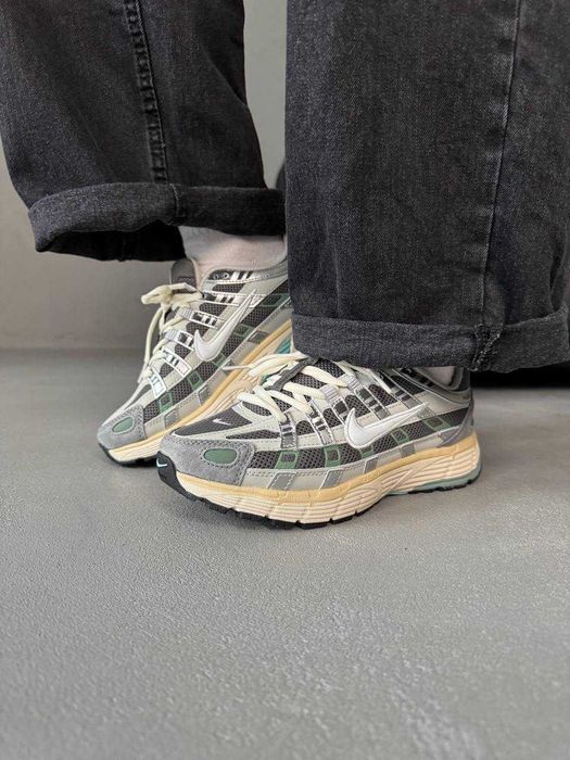 Кросівки Nike P-6000 Grey/Olive premium