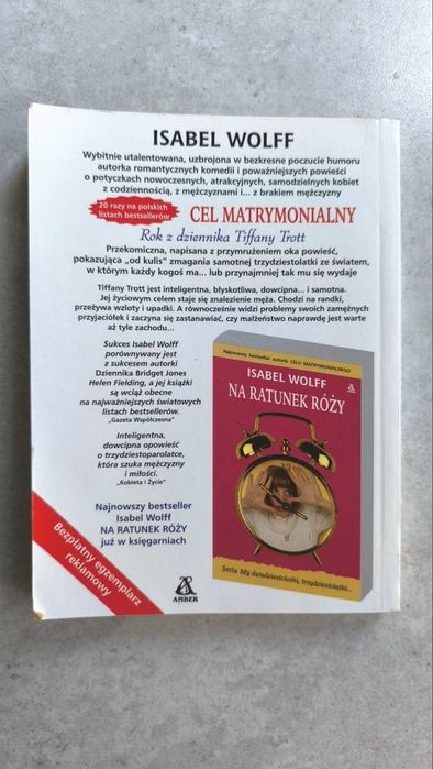 Cel matrymonialny. Rok z dziennika Tiffany Trott - Isabel Wolff