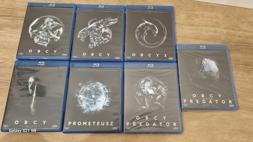 Obcy edycja kolekcjonerska 7 części po polsku blu ray