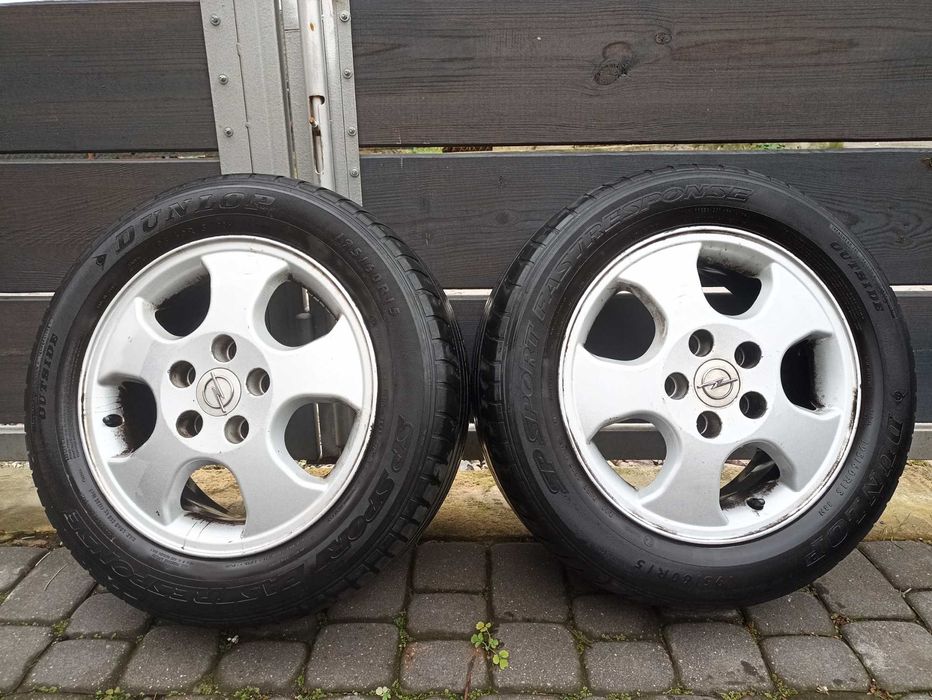 koła alufelgi opel astra g vectra meriva 5x110 opony 195/60 R15