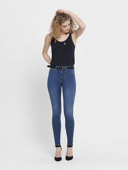Damskie Jeansy ONLY Royal Life High W.Skinny Medium Blue Denim 36/34