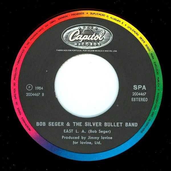 Bob Seger & The Silver Bullet Band - Understanding 7in 1984   Portugal - CAPITOL