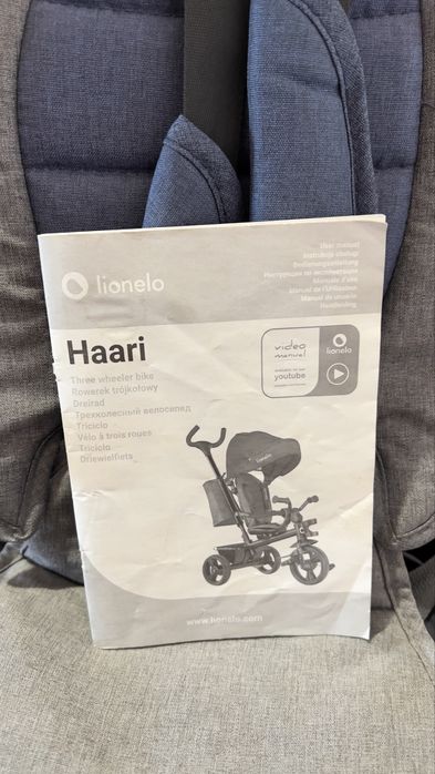 Дитячий триколісний велосипед Lionelo — в доброму стані