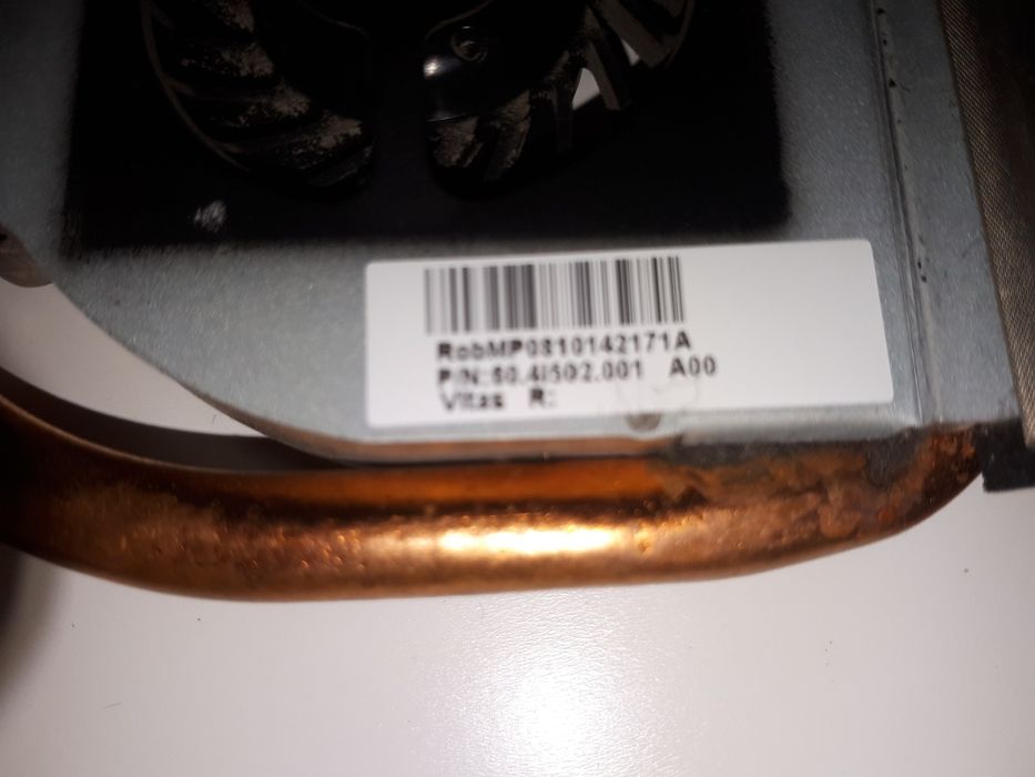 Dissipador e ventoinha hp