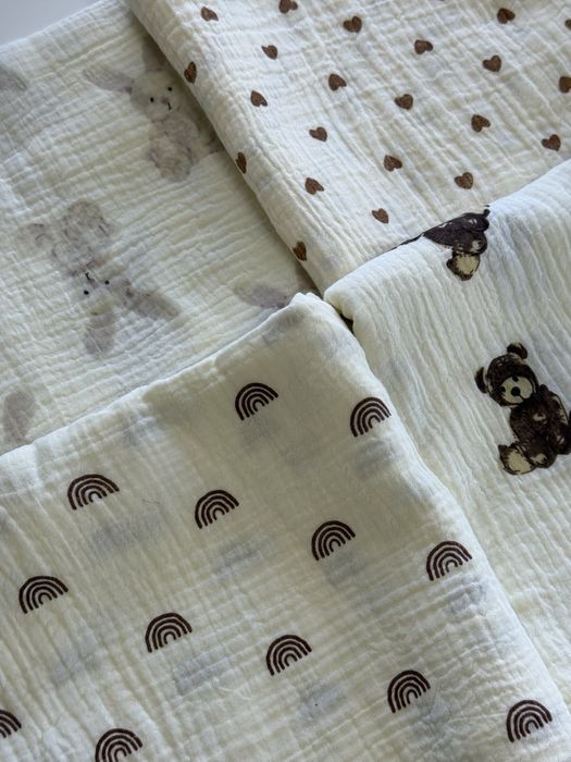 педюшки муслін • муслінові пелюшки 100*100 • дитячі пелюшки