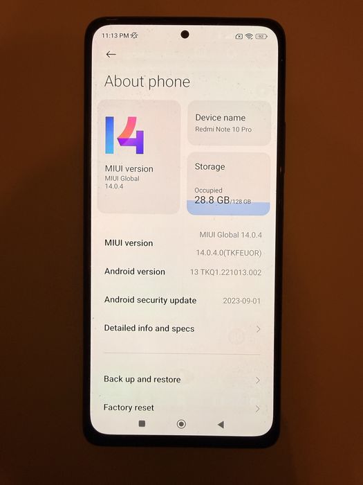 Redmi Note 10 Pro - stan bardzo dobry