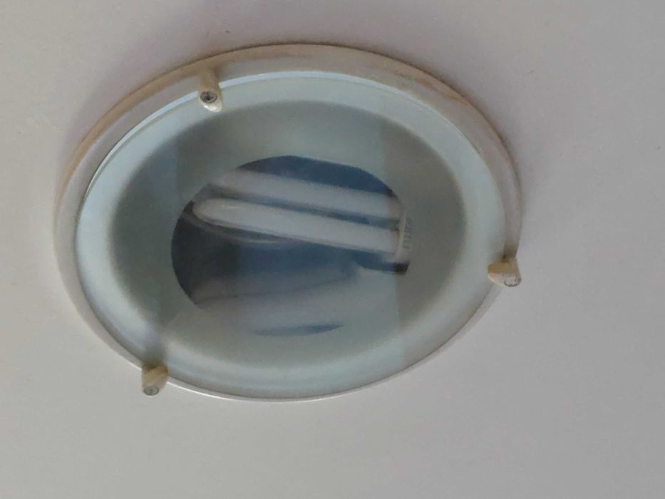 Plafom (2 lamps) complete—20 cm diameter—Stair landings, kitchens, etc.