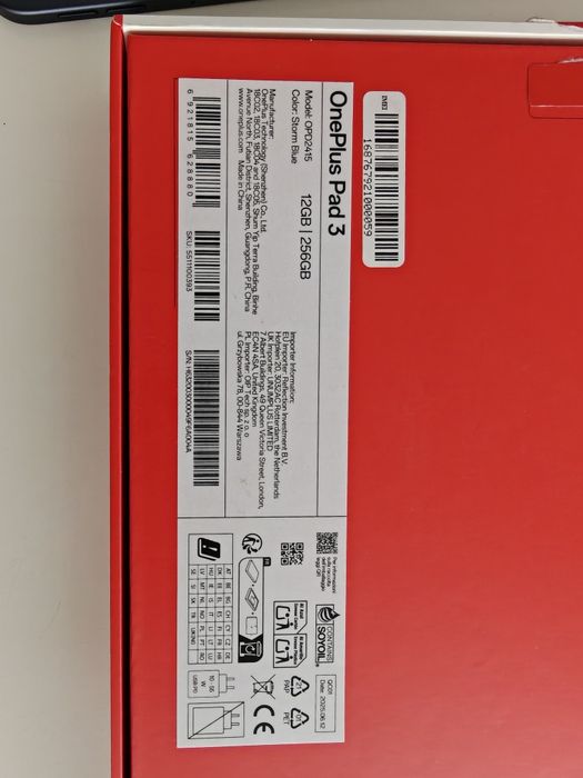Oneplus pad 3 12/256 gb