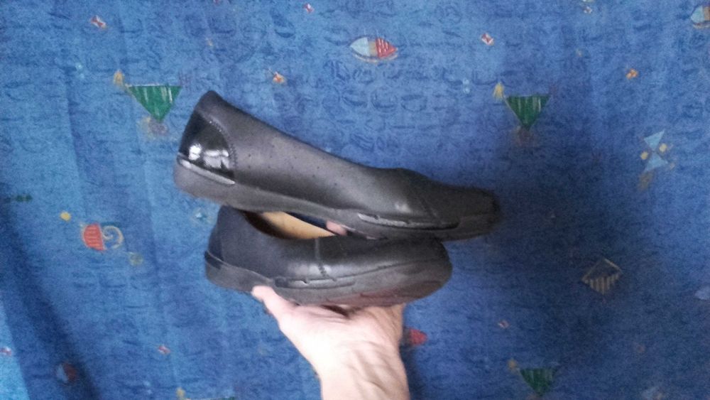 Baleriny skórzane Clarks