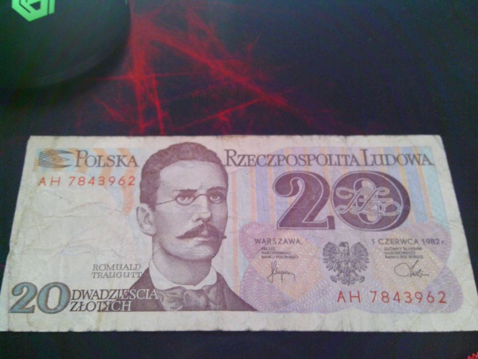 Sprzedam banknot 20zł 1982