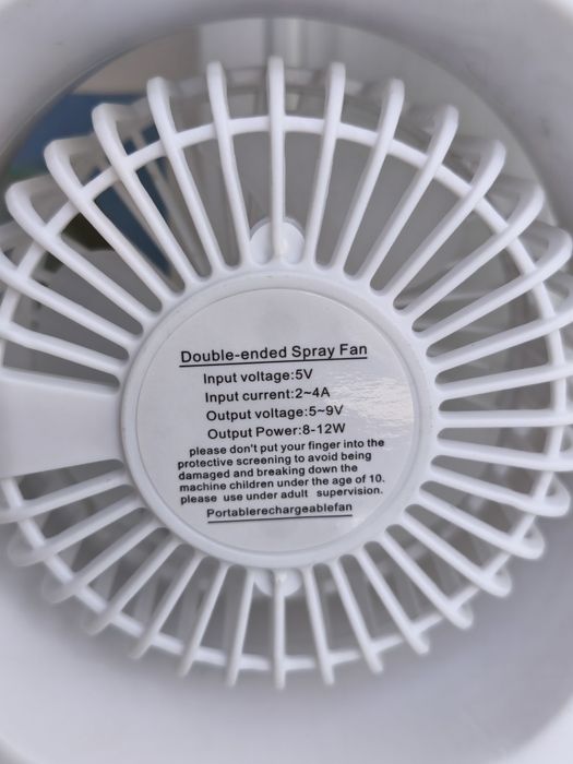 Вентилятор настільний подвійний з охолодженням Double-ended Spray Fan