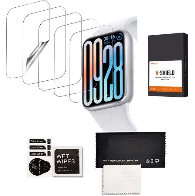 6X Folia Ochronna Do Amazfit Bip Zestaw Ochrona Ekranu