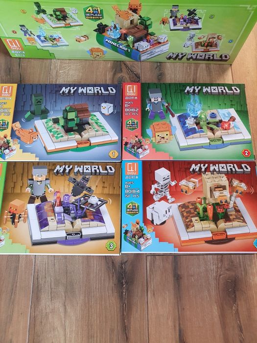 zestawy klocków konstrukcyjnych "My World", Minecraft