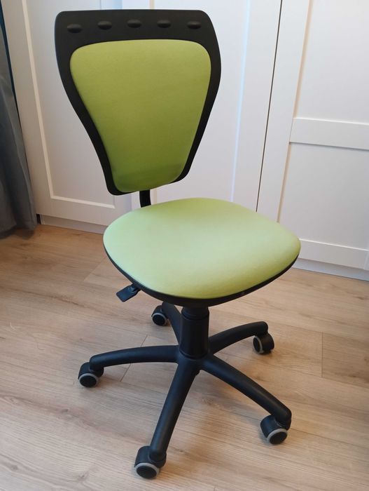 Krzesło biurowe Ministyle, zielone, dla dziecka.