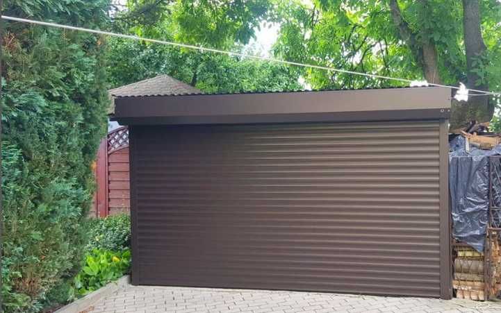 Brama Rolowana Garażowa Biała Brąz Antracyt Szara Srebrna