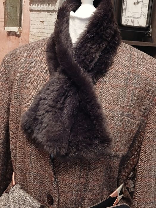 Шарф натуральне хутро воротник меховый