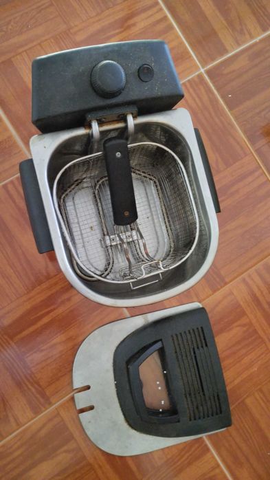 Fritadeira elétrica e grelhador