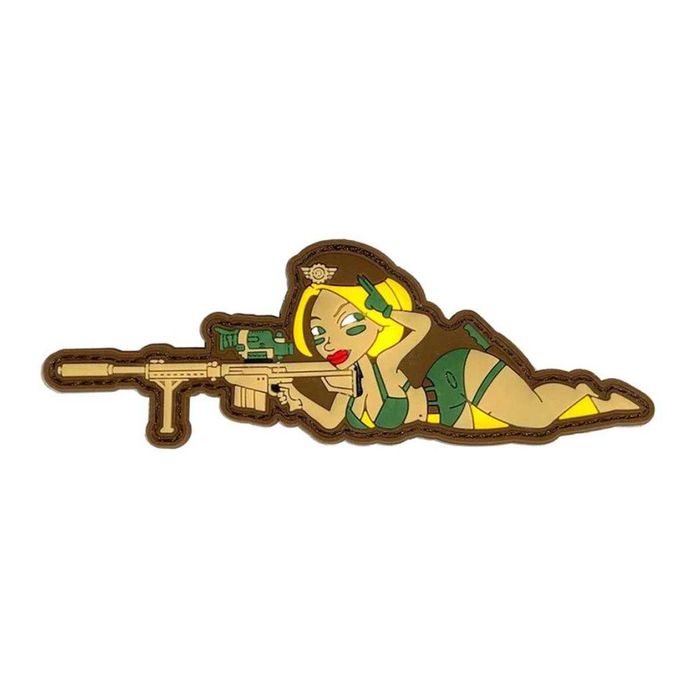 Camo - Emblemat narzepka PATCH SNAJPER GIRL