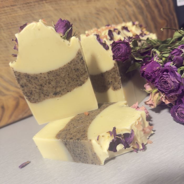 Mydło sodowe kawowe