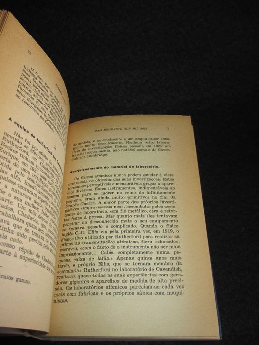 Livro Mais brilhante que mil sóis Robert Jungk