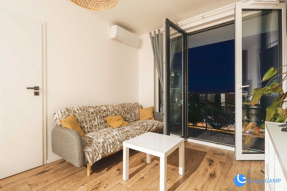 2pok, 43m² *Mogilska, Łaszkiewicza*, balkon