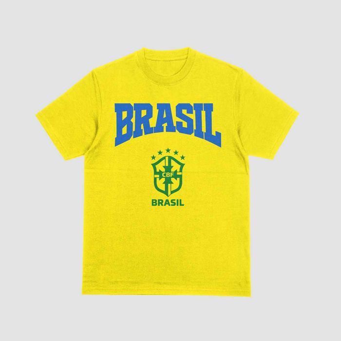 Camisola Brasil Mundial 2026 • Personalizada / "Vai Brasa" / Hexa • Algodão • Novo