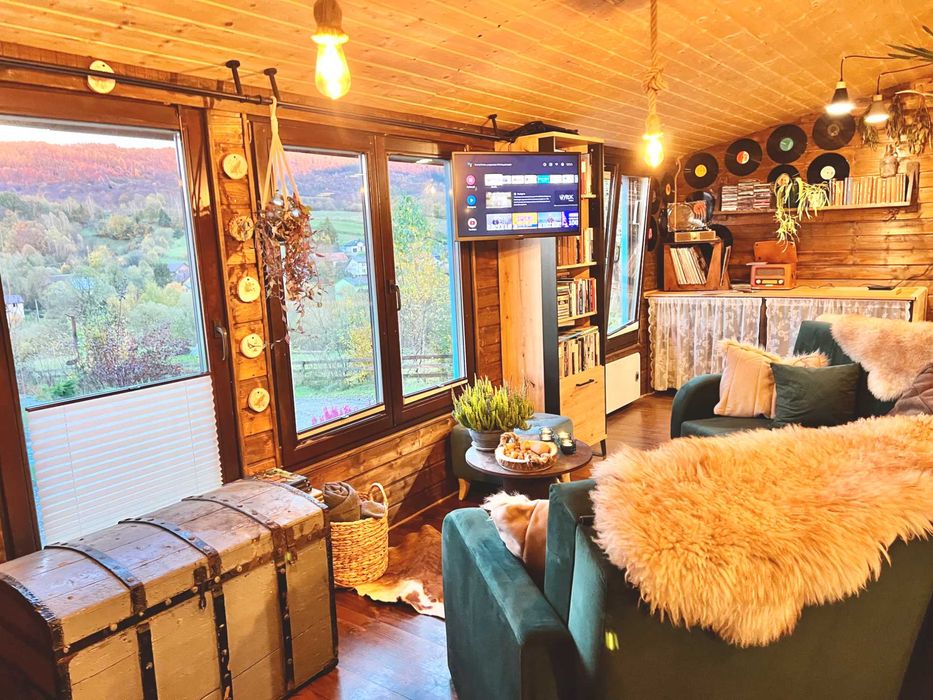 Domek z jacuzzi na wyłączność w cenie, sauna basen, duży teren