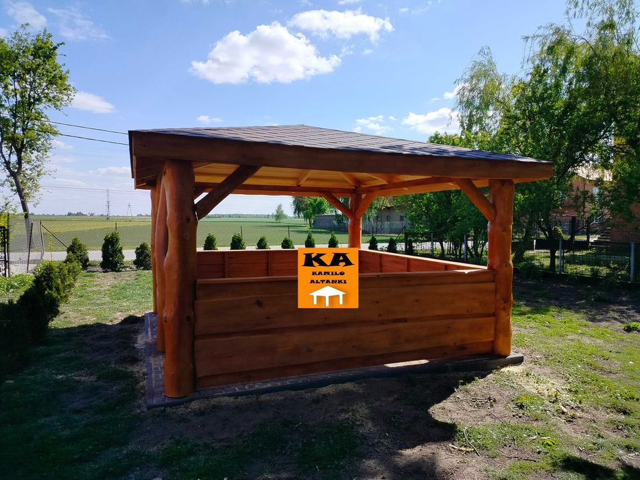 Altanka, Altana, Altanki, Altany na grubym balu ogrodowe