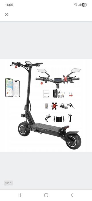 Hulajnoga elektryczna Yume Hawk Pro 60v 30Ah Samsung ( g4 g2  ausom)