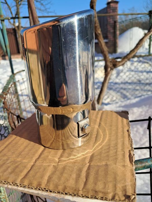 Насадка на вихлопну трубу. Нерж. Нова