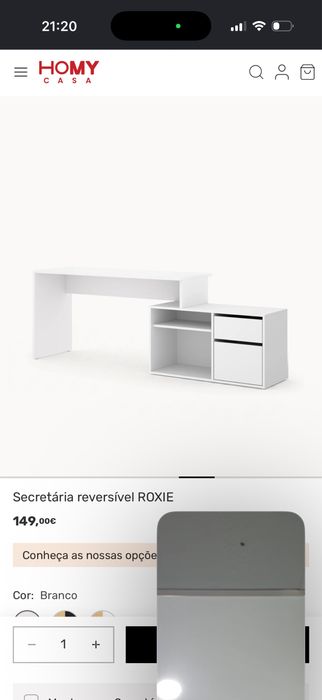Secretária reversível