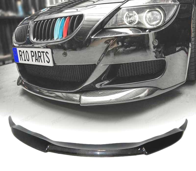 SPOILER LIP FRONTAL BMW E63 03-10 LOOK M6 CARBONO