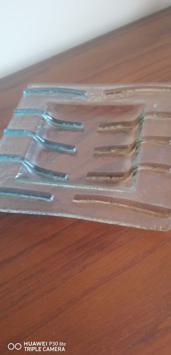 Conjunto de duas peças de vidro