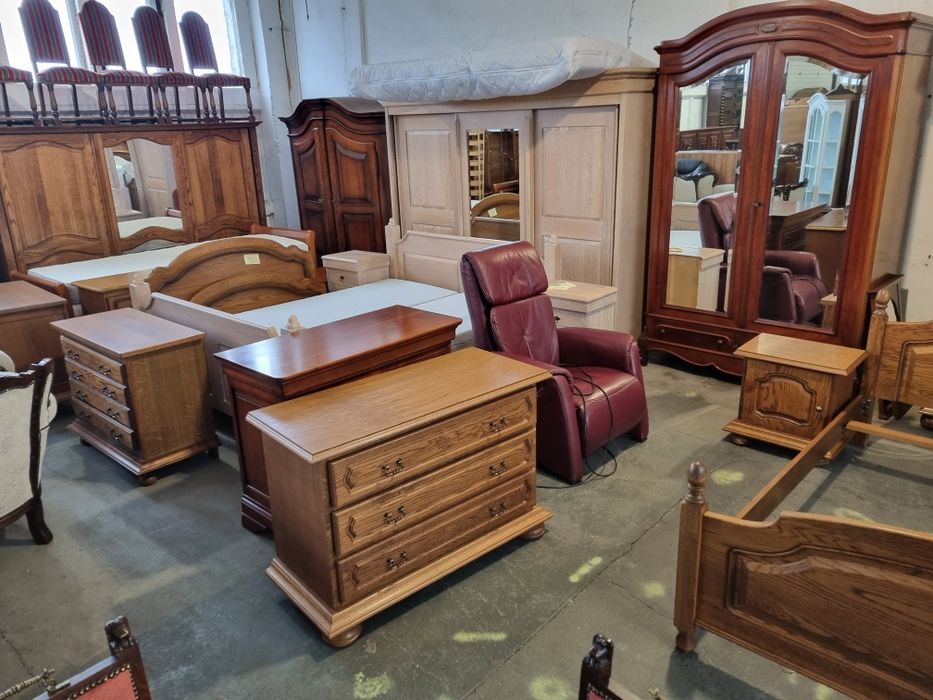 witryna dębowa rogowa