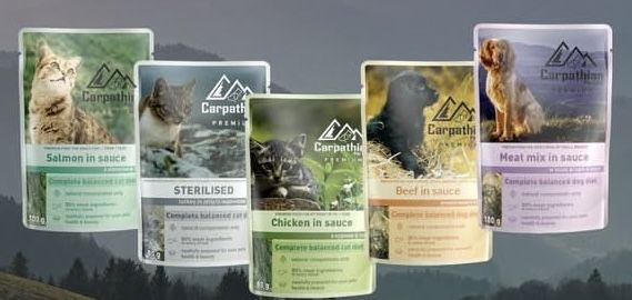 Влажный корм для кошек и собак / вологий корм Carpathian Pet Food