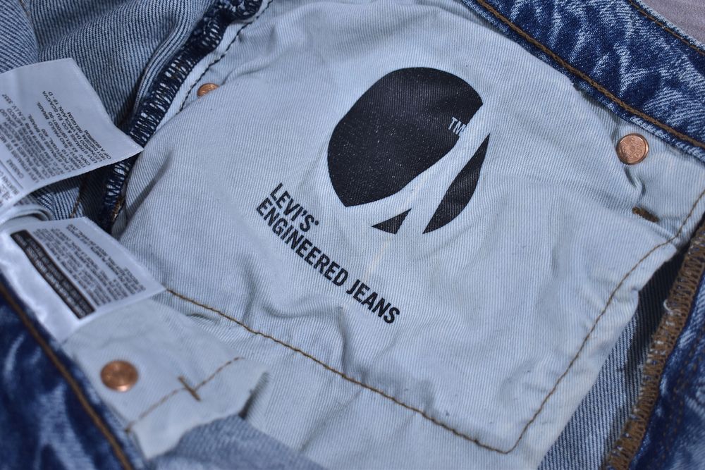 Levis Lej 502 Skręcane Jeansy Męskie W30 L32